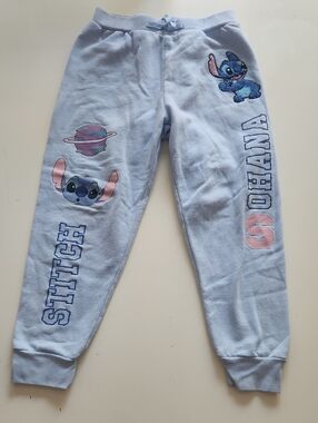 Disney Stitch 9 10 Joggers Sweatpants